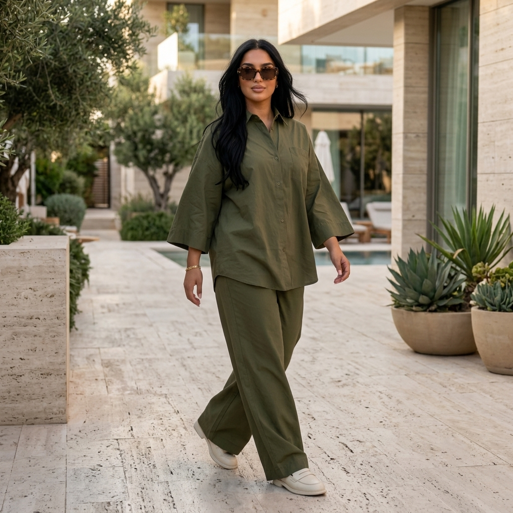 Chemise Oversize & Pantalon Large