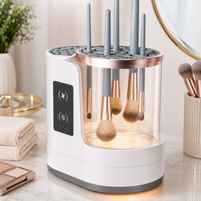Nettoyeur Électrique pour Pinceaux de Maquillage avec Séchage