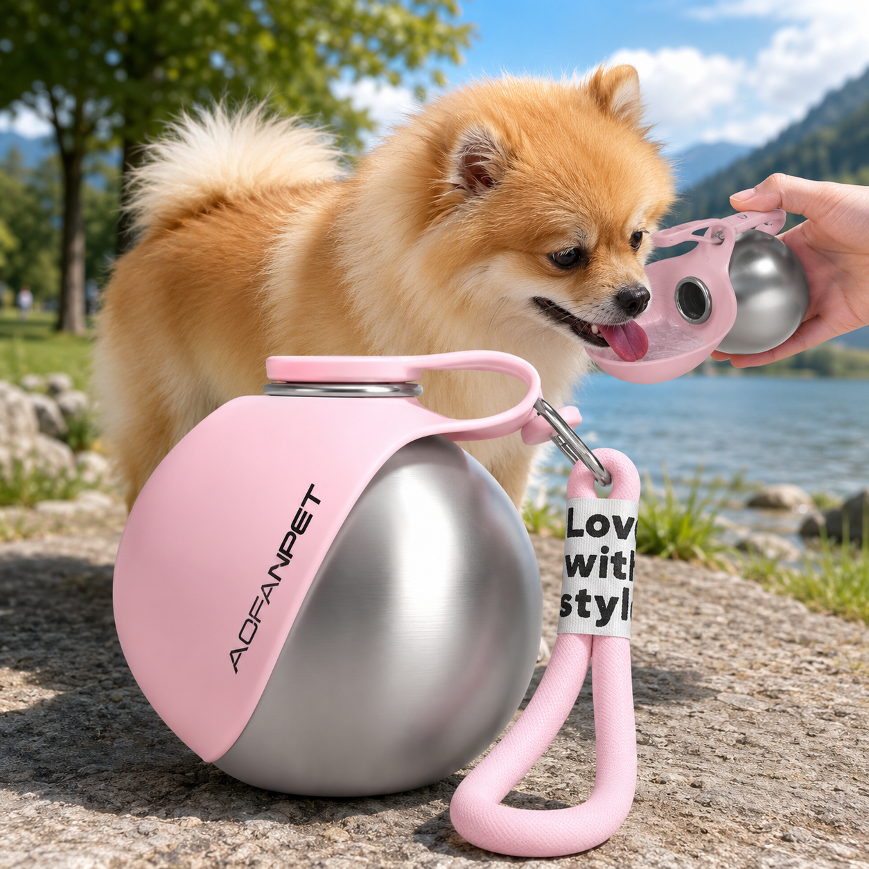 Gourde Portable pour Petits Chiens