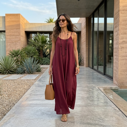 Robe Longue Sans Manches