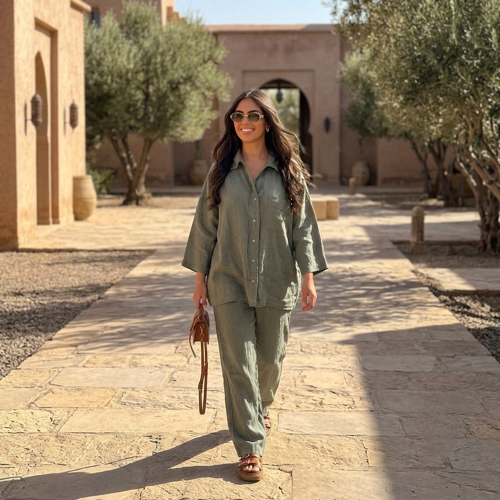Chemise Ample & Pantalon Fluide | HANSEMA