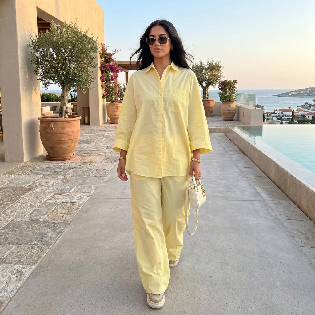 Chemise Oversize & Pantalon Large